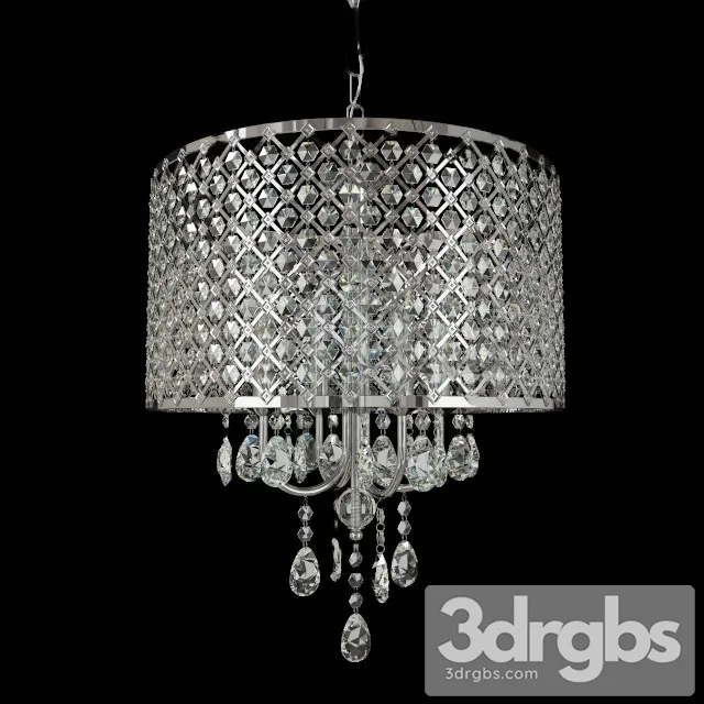 Diana 4 Light Drum Chandelier 3dsmax Download