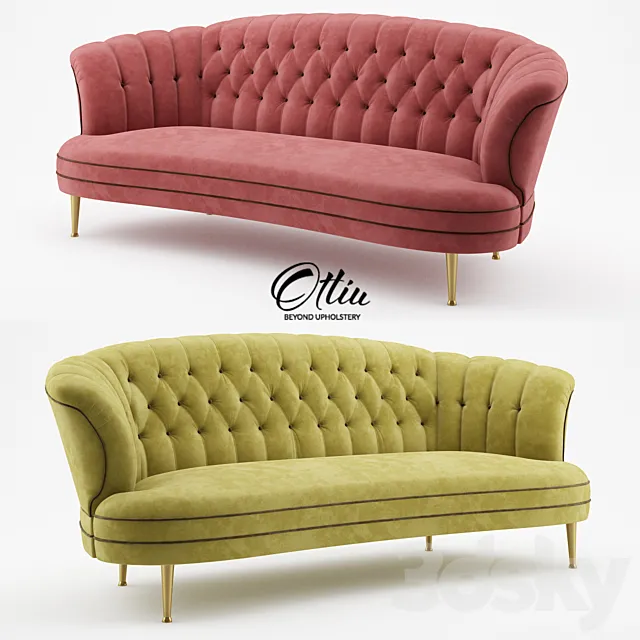 Diana sofa – Ottiu 3DS Max Model