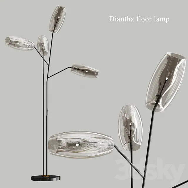 Diantha floor lamp 3DSMax File