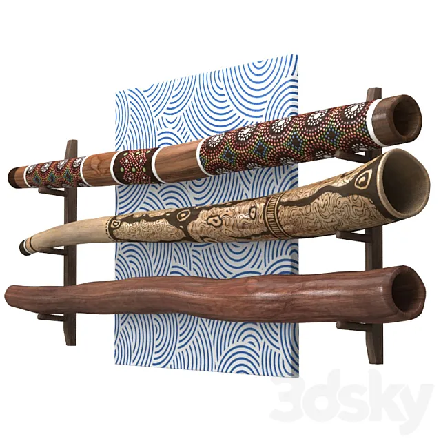 Didgeridoo 3DS Max Model