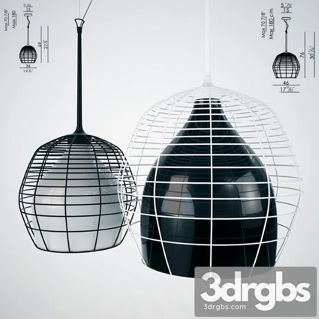 Diesel By Foscarini Cage Pendant 1 3dsmax Download