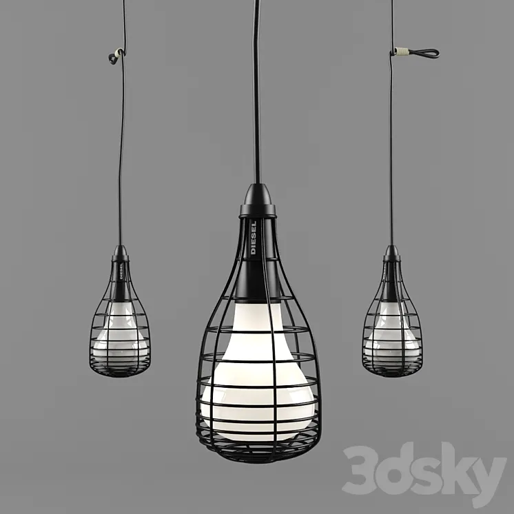 DIESEL CAGE LIGHT 3DS Max
