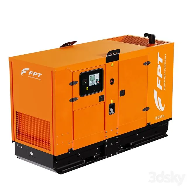 Diesel Generator FPT GS NEF100 3dsMax Model
