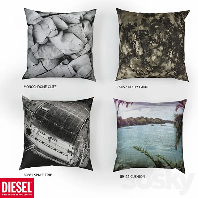 Diesel pillows 3DSMax File