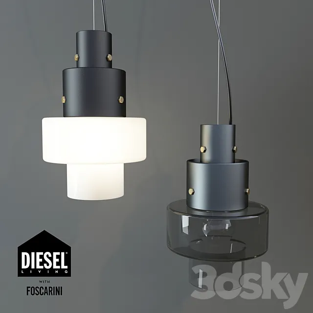 Diesel with Foscarini Gask 3DS Max Model