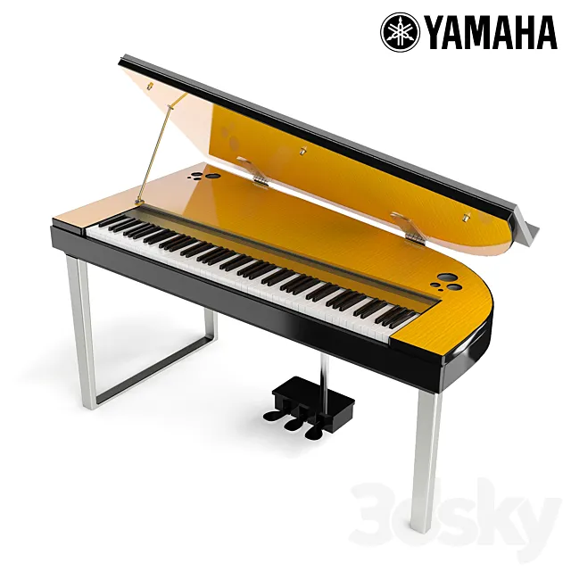 Digital Piano Yamaha Modus H01 3DS Max Model