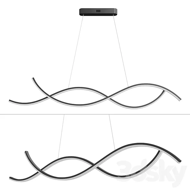 Dimmable Pendant Chandelier 3ds Max