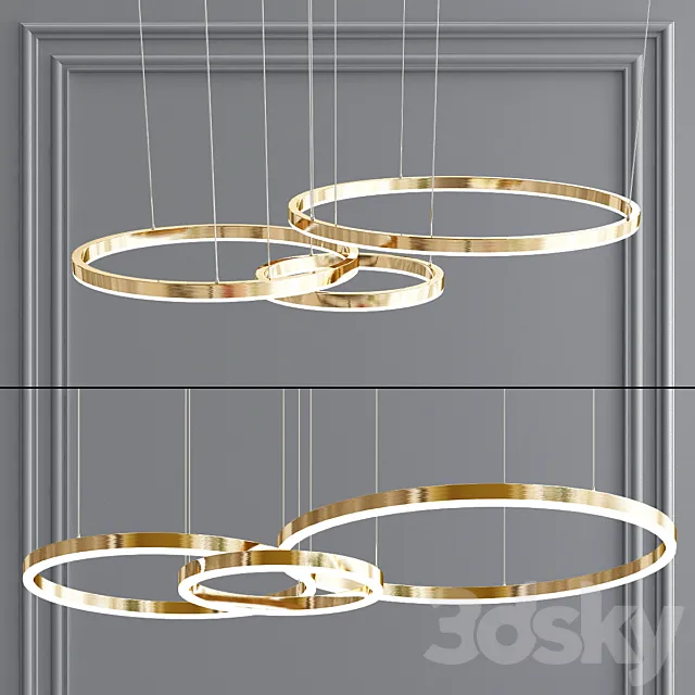Dimmable pendant lamp TOP 3ds Max