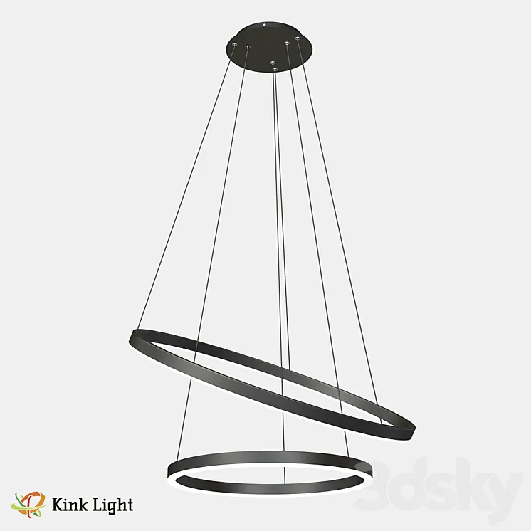 Dimmable suspension Thor black 08219.19 OM 3DS Max
