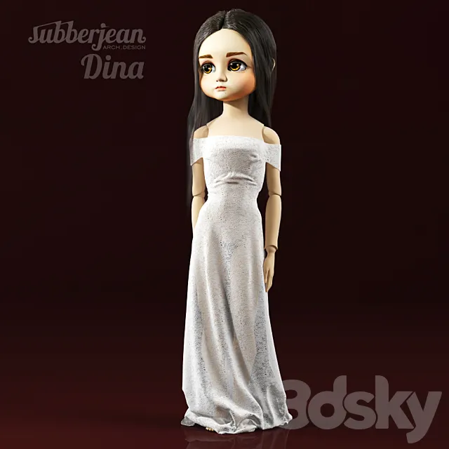 Dina doll Subberjean 3DSMax File