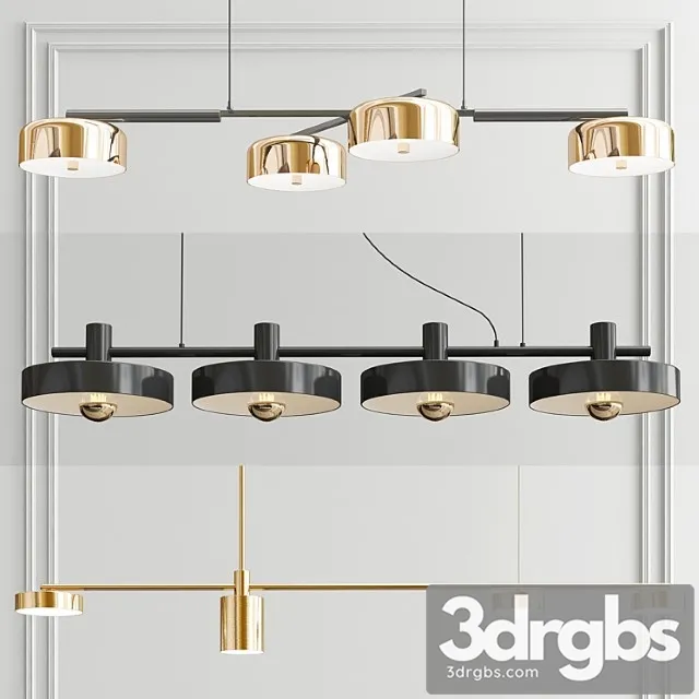 Diner Pendant Light 3 Types 3dsmax Download