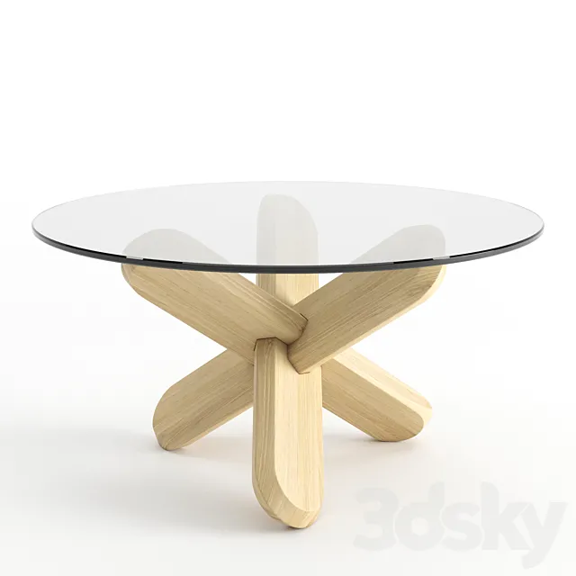 Ding Table by Normann Copenhagen 3DS Max Model