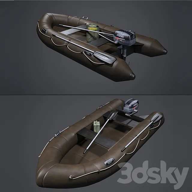 Dinghy (dinghy) 3DS Max Model