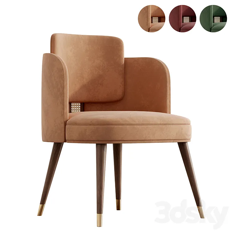 Dining Chair Bond – Mezzo Collection 3DS Max Model