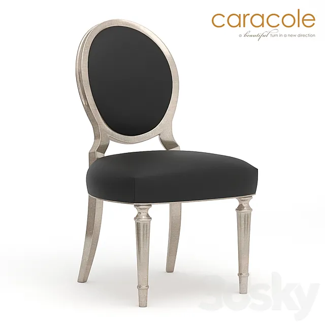 Dining chair Chit-chat TRA-SIDCHA-006 Caracole 3DSMax File