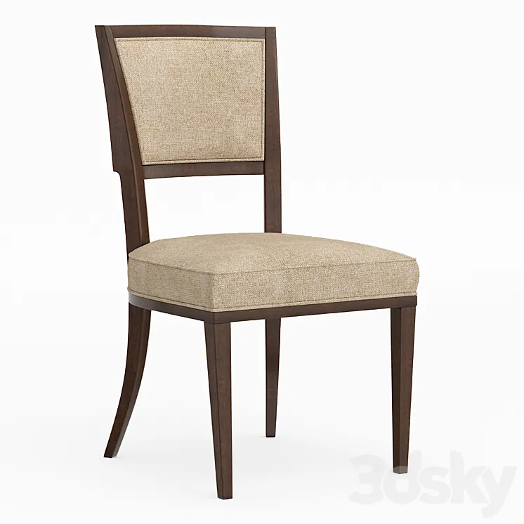 Dining Chair Moderne Side Chair Caracole 3DS Max