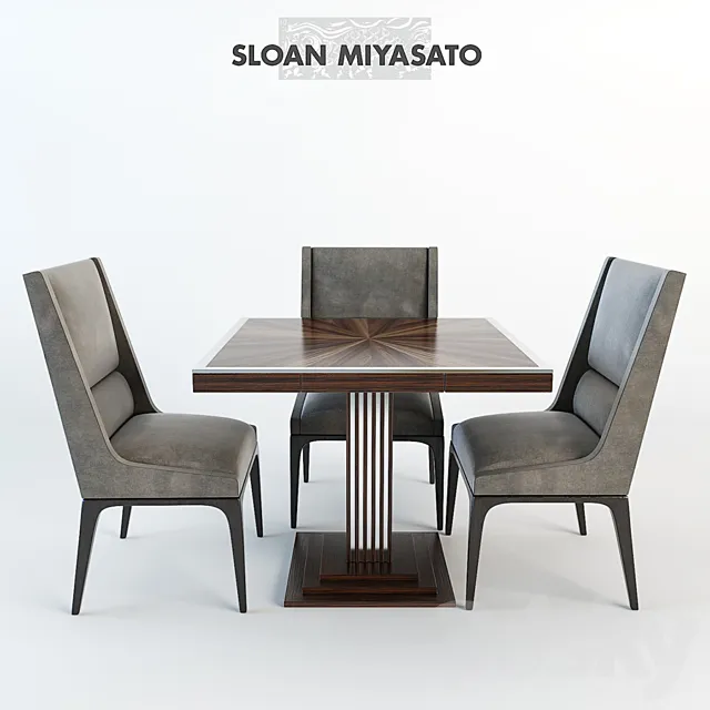 Dining chair Radia by Sloan Miyasato 3DSMax File