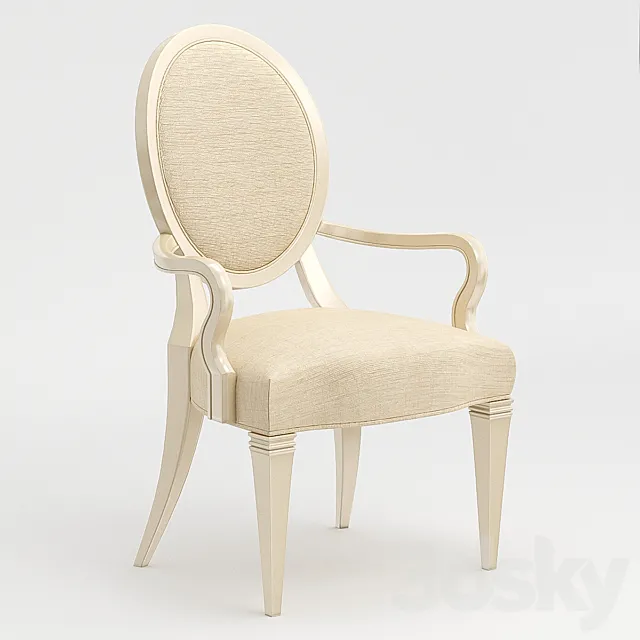Dining chair Taste-Full Arm Caracole. CLA-016-274 3DSMax File