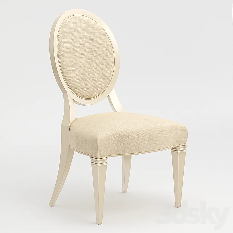 Dining chair Taste-Full Side Caracole CLA-016-284 3DS Max