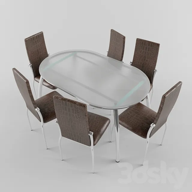 Dining Group 3DSMax File