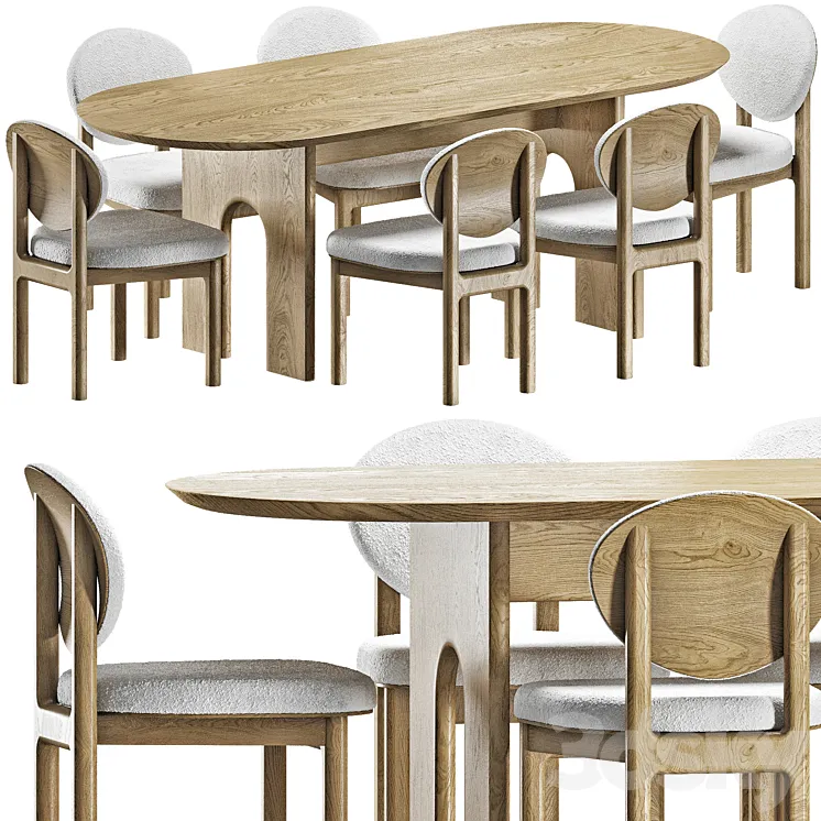 dining group Cloud 3DS Max Model