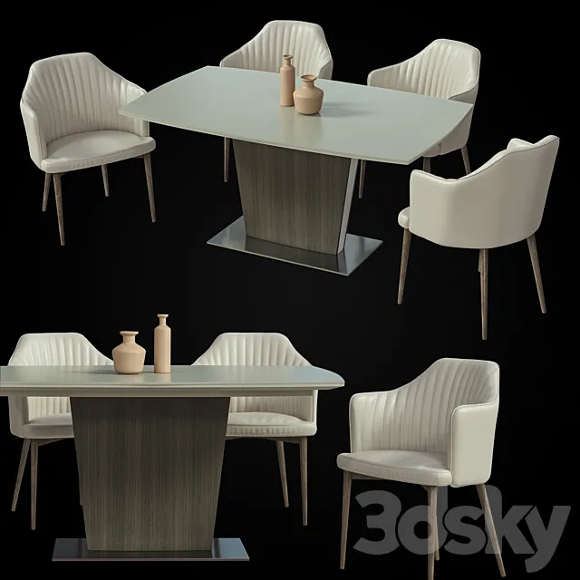 Dining group ITALGRUPPO 3ds Max