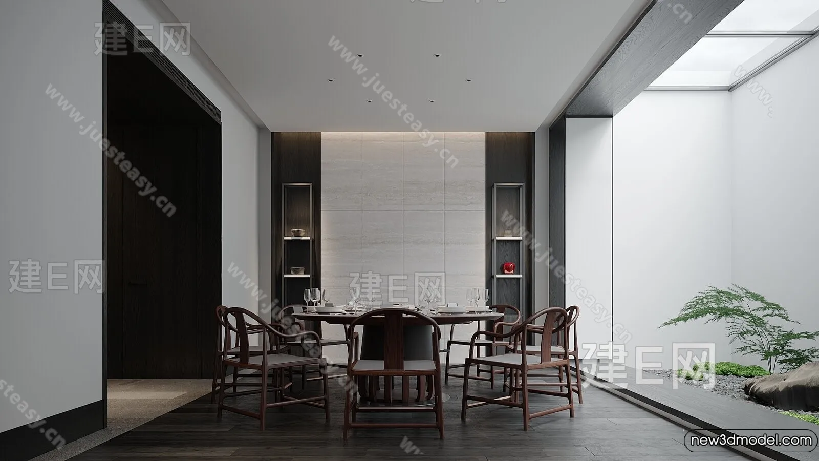 Dining Room – 3D Models – 3D Interior Scenes – 015