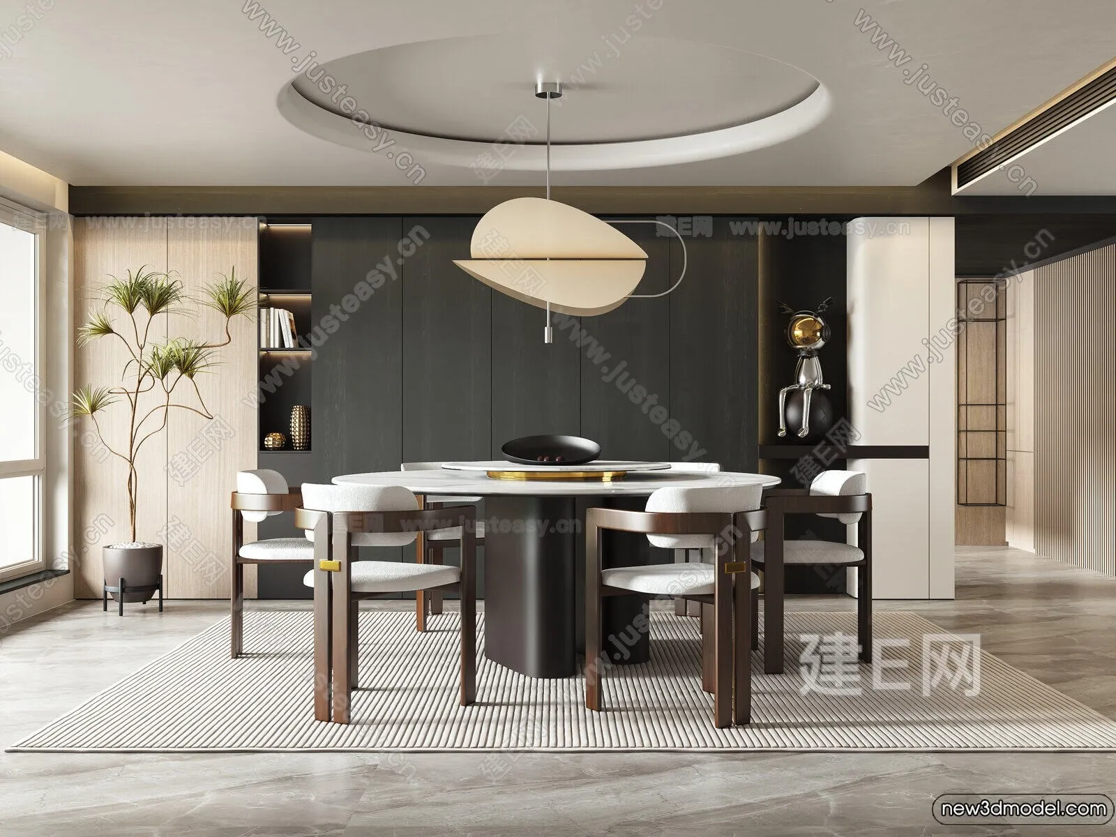 Dining Room – 3D Models – 3D Interior Scenes – 047