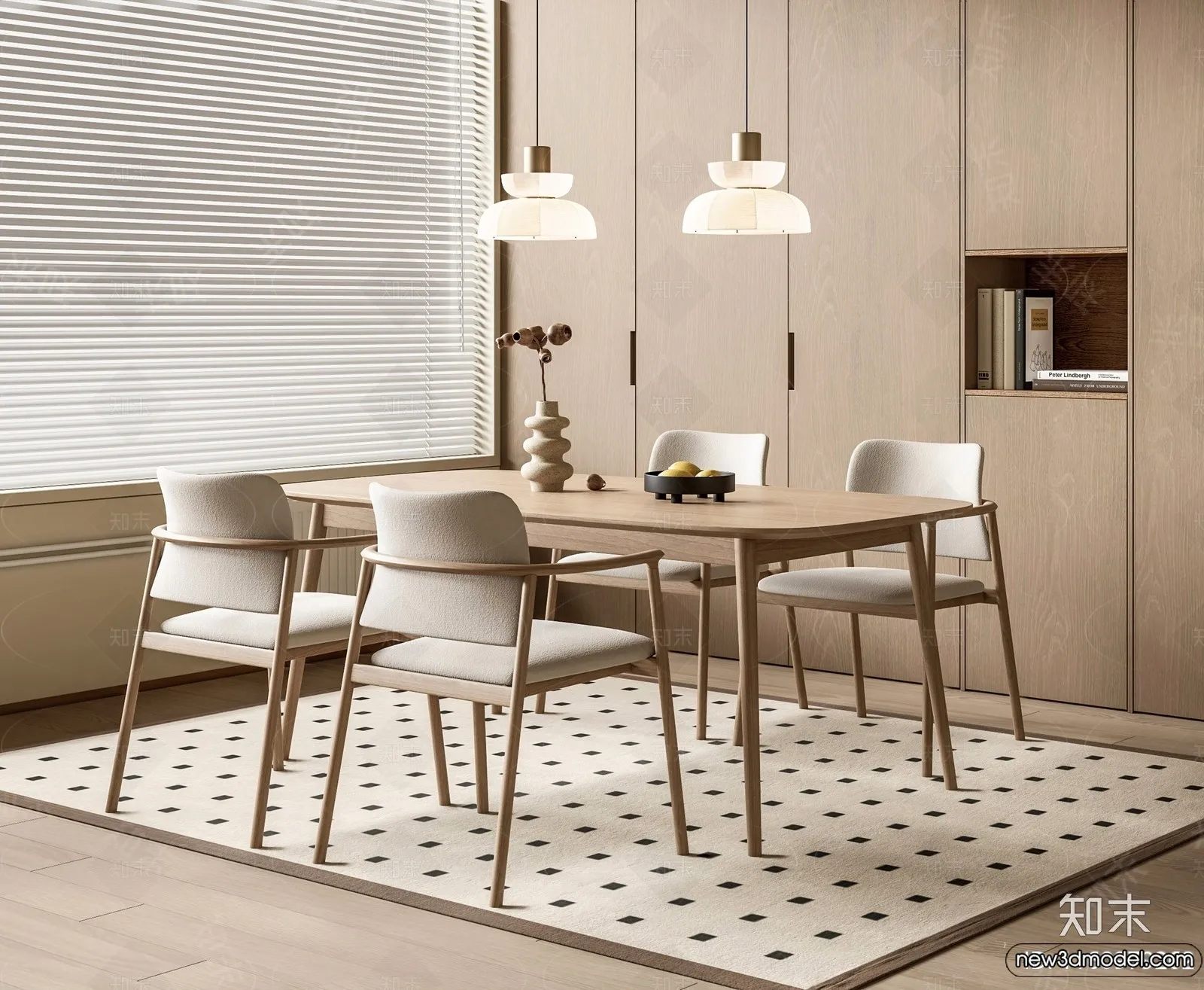 Dining Room – 3D Models – 3D Interior Scenes – 055