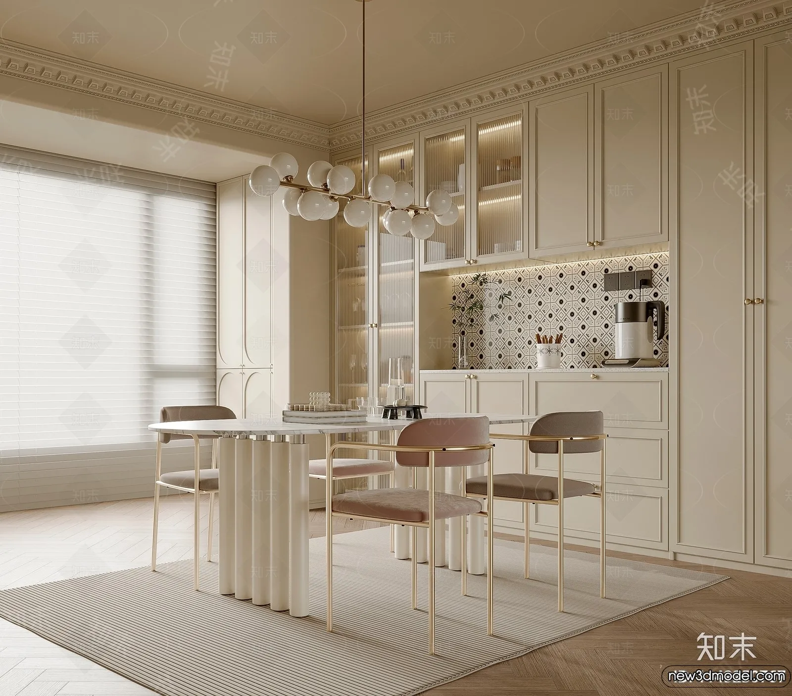 Dining Room – 3D Models – 3D Interior Scenes – 079