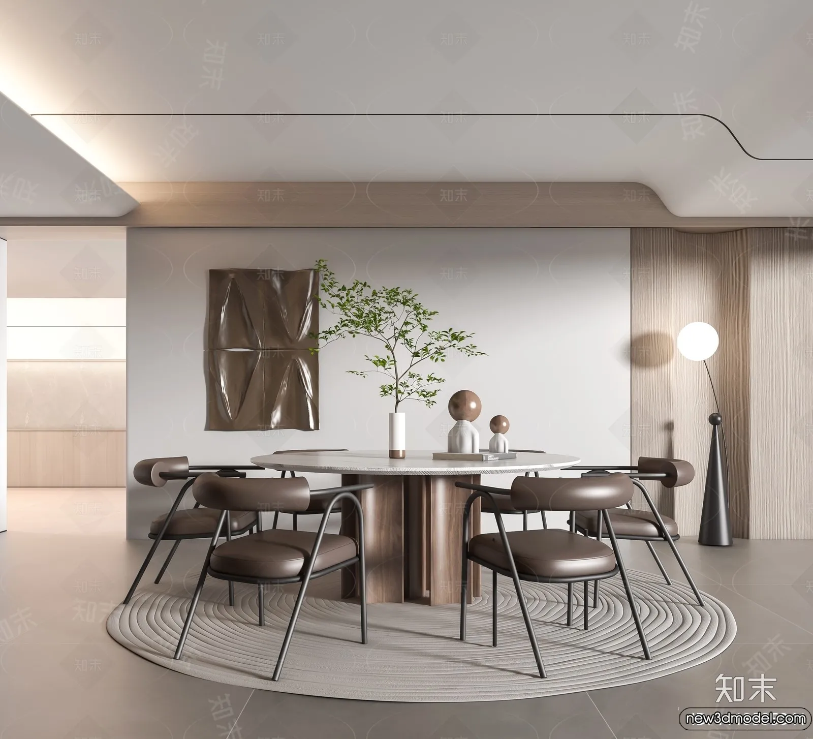 Dining Room – 3D Models – 3D Interior Scenes – 086