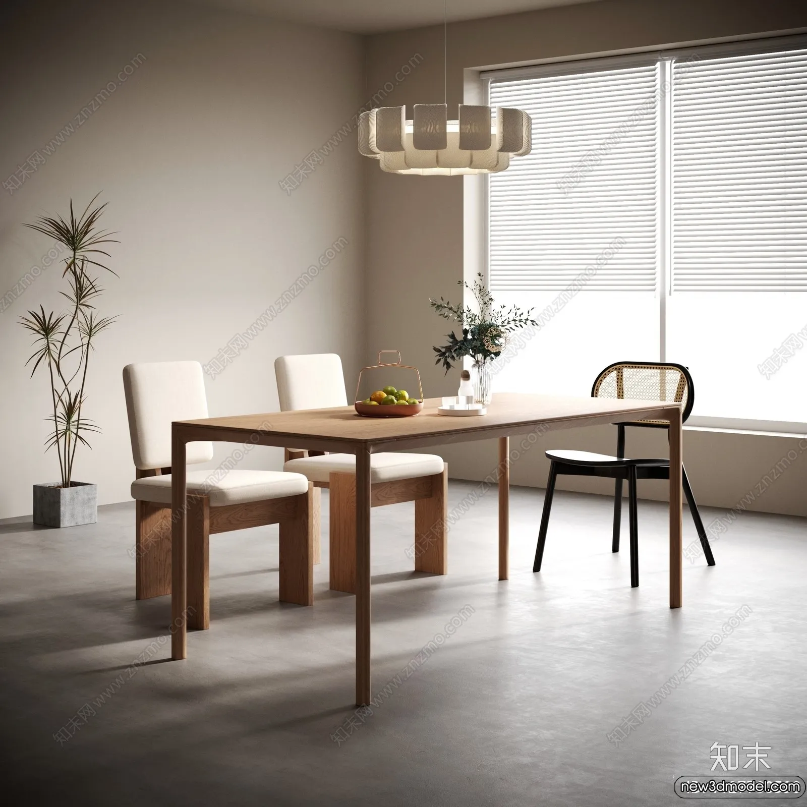 Dining Room – 3D Models – 3D Interior Scenes – 088