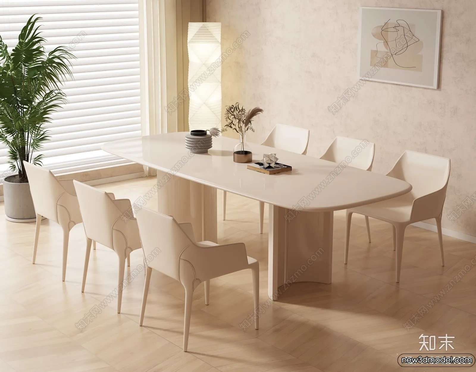 Dining Room – 3D Models – 3D Interior Scenes – 106