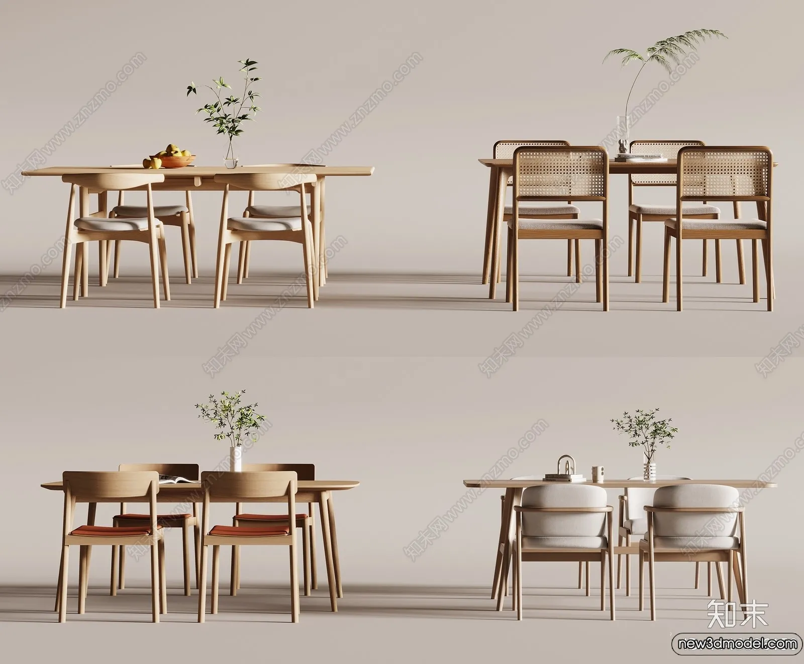 Dining Room – 3D Models – 3D Interior Scenes – 108