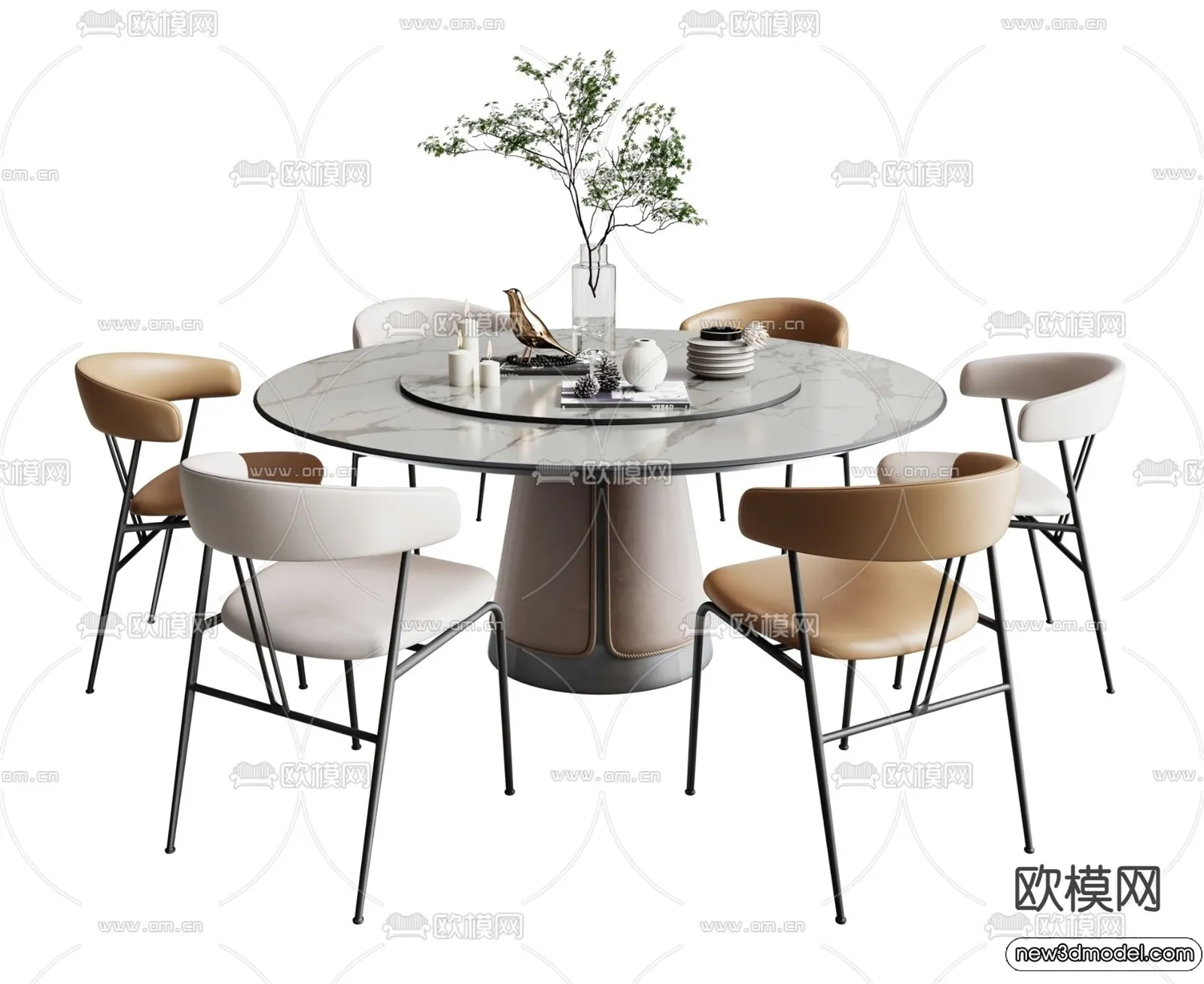 Dining Room – 3D Models – 3D Interior Scenes – 109