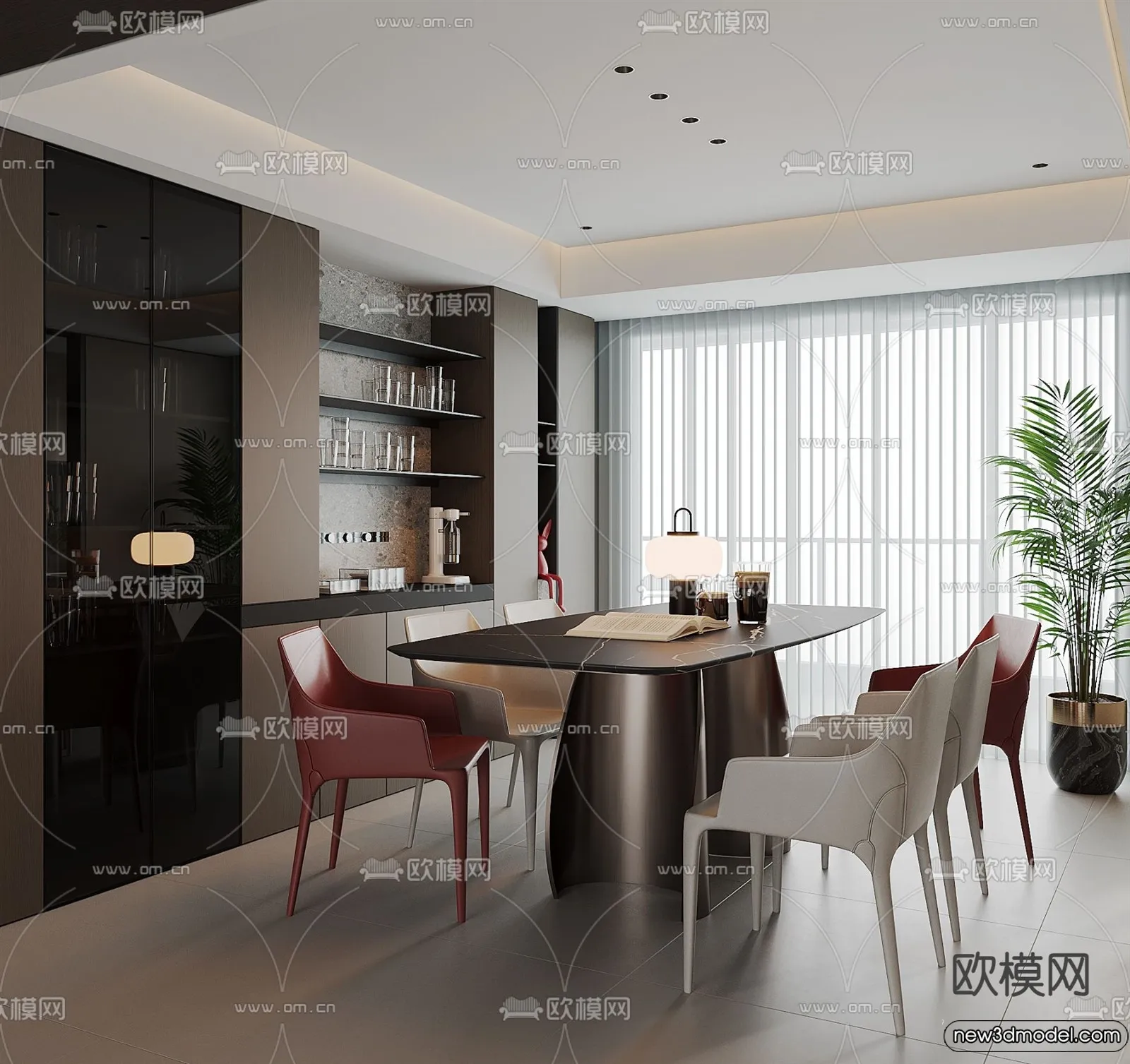 Dining Room – 3D Models – 3D Interior Scenes – 118