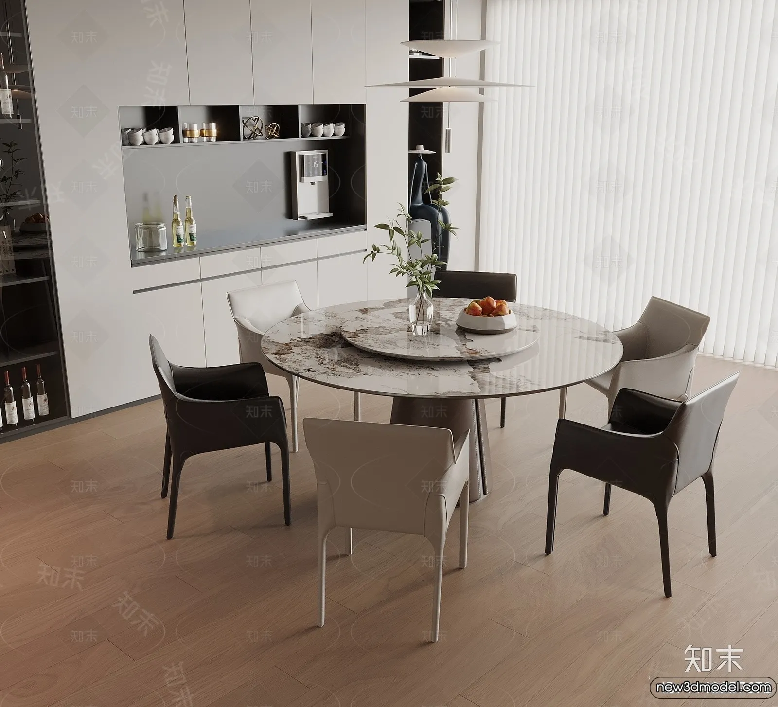 Dining Room – 3D Models – 3D Interior Scenes – 122