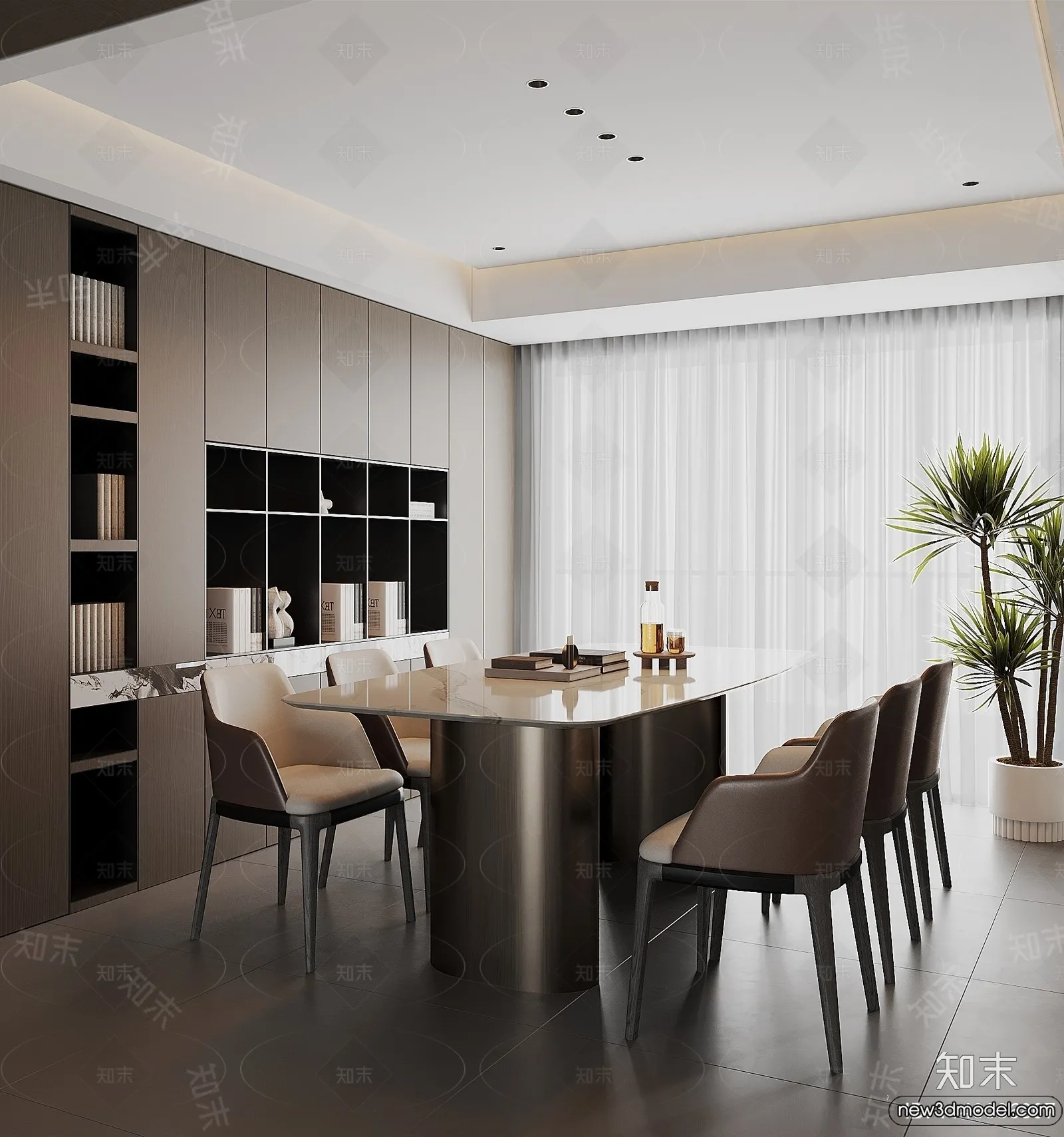 Dining Room – 3D Models – 3D Interior Scenes – 125