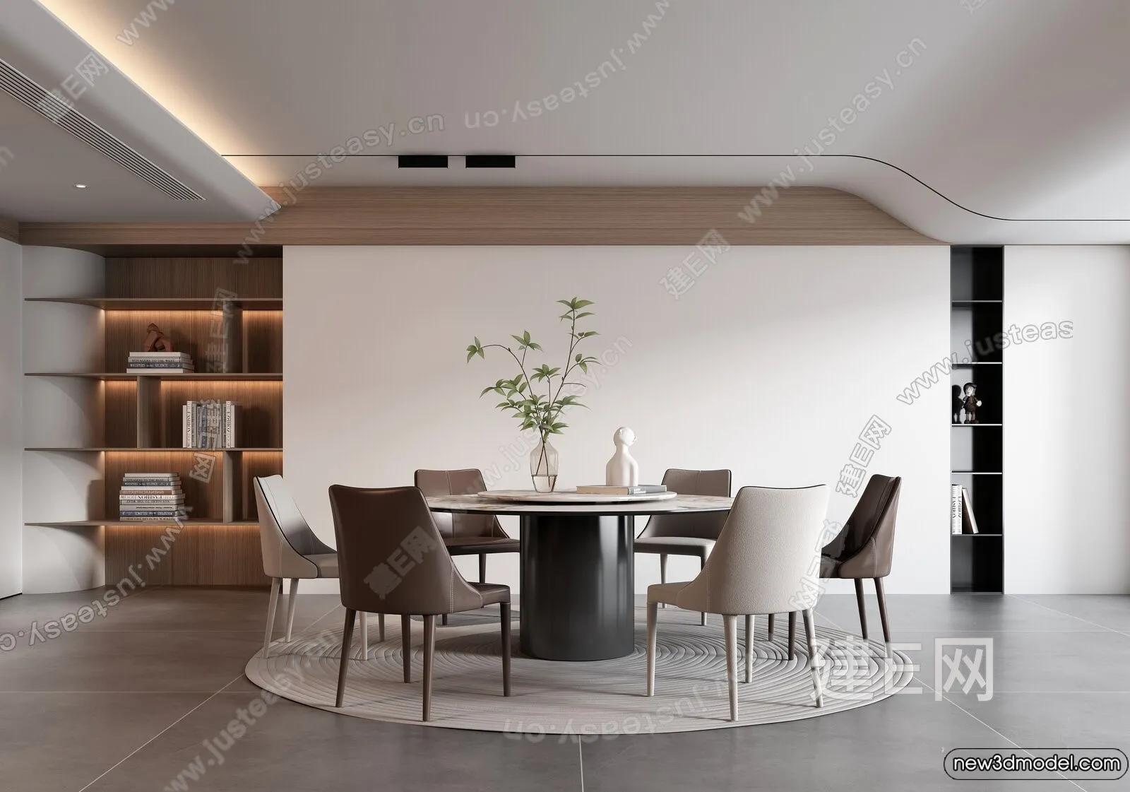 Dining Room – 3D Models – 3D Interior Scenes – 138