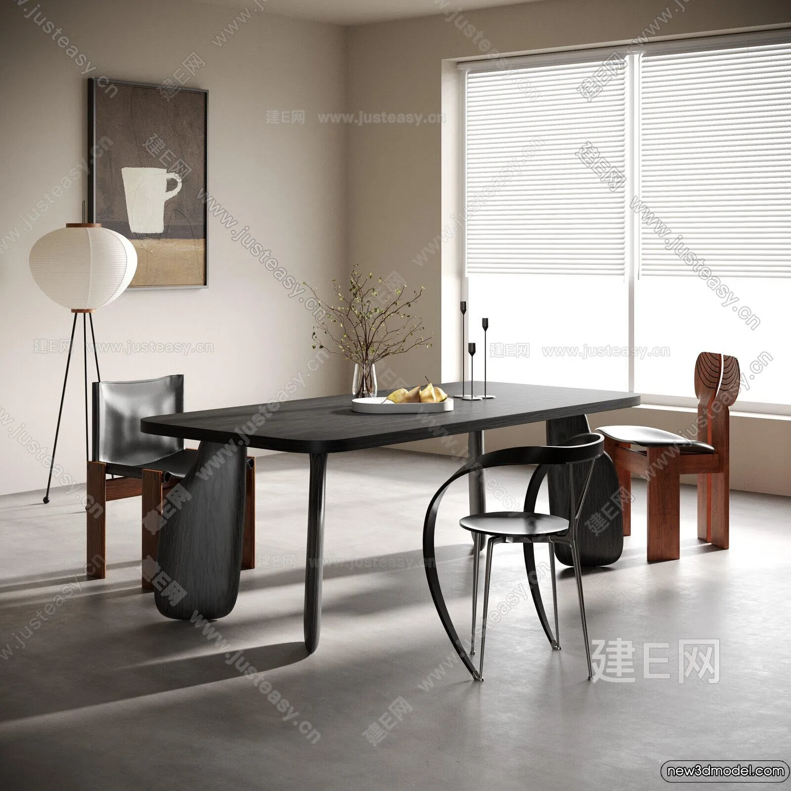 Dining Room – 3D Models – 3D Interior Scenes – 152