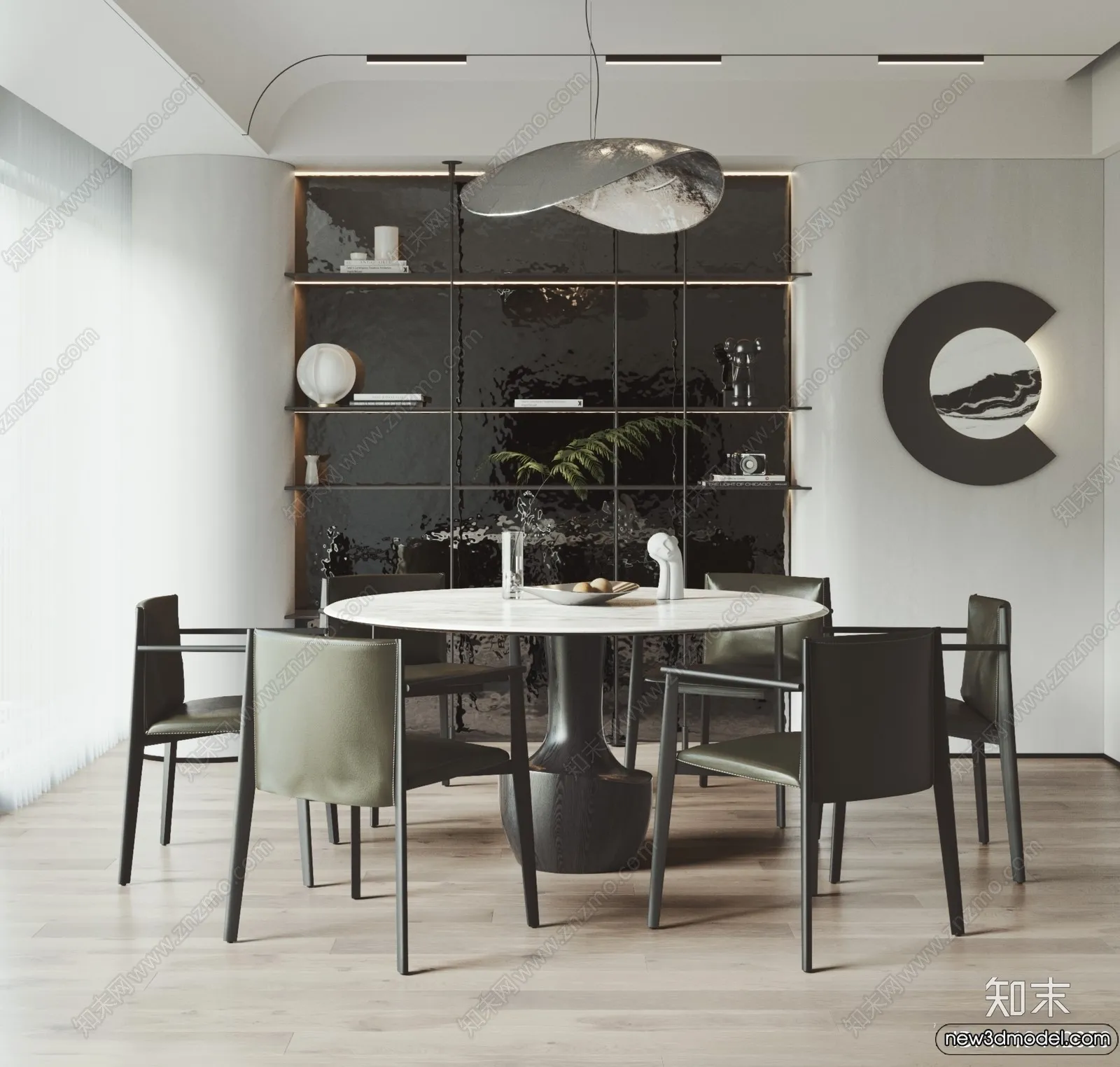 Dining Room – 3D Models – 3D Interior Scenes – 155