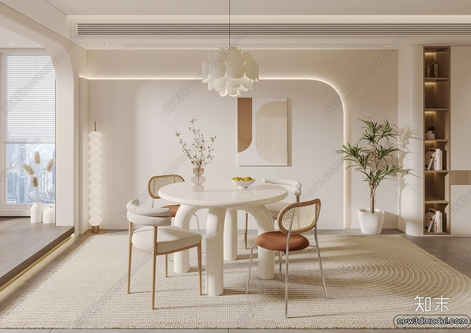 Dining Room – 3D Models – 3D Interior Scenes – 170