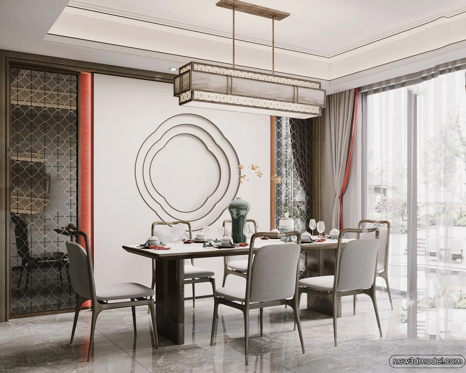 Dining Room – 3D Models – 3D Interior Scenes – 174