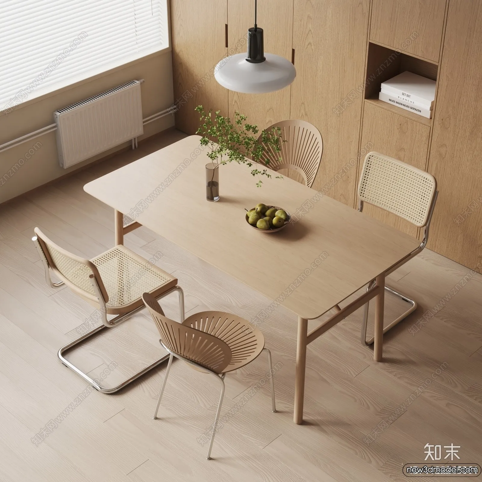 Dining Room – 3D Models – 3D Interior Scenes – 244