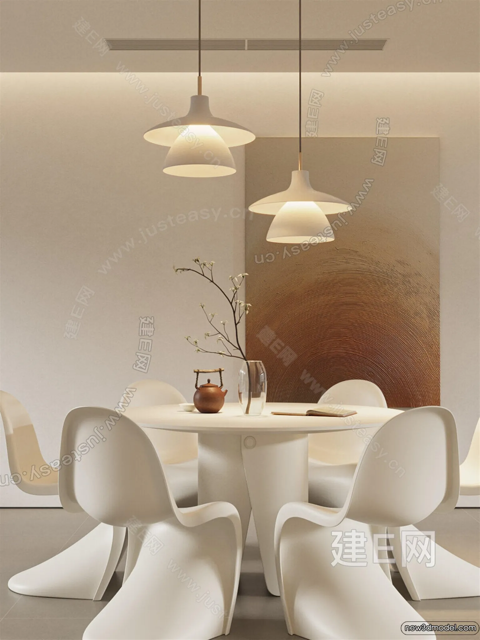 Dining Room – 3D Models – 3D Interior Scenes – 261