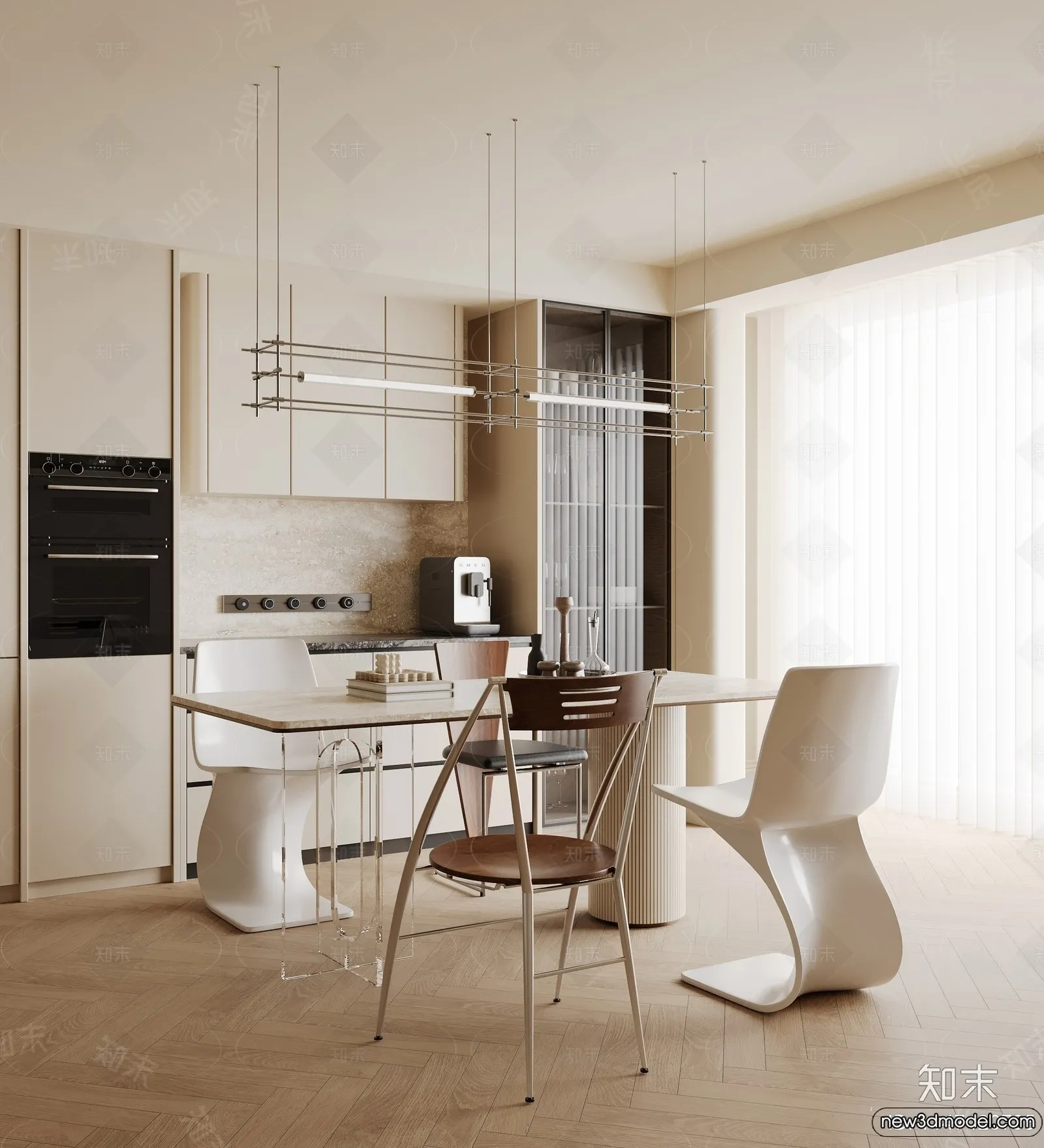 Dining Room – 3D Models – 3D Interior Scenes – 271