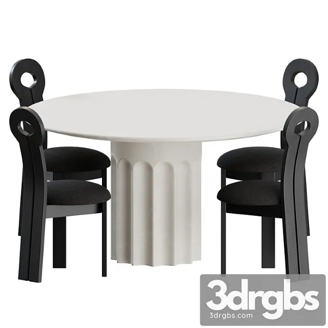 Dining Set 01 by Lulu and Georgia 3dsmax Download