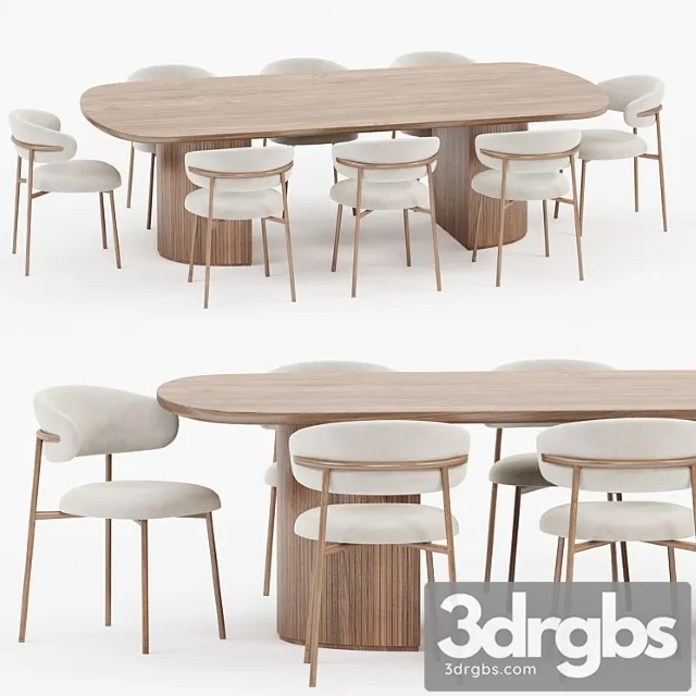 Dining Set 05 3dsmax Download