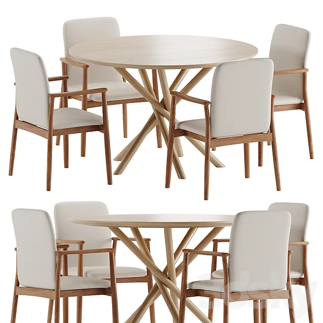 Dining Set 108 3dsMax Model