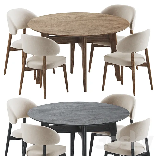 Dining Set 248 3ds Max